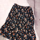 Penelope Skirt (Black floral)