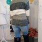 Leticia Color Block Sweater(Hunter Green)
