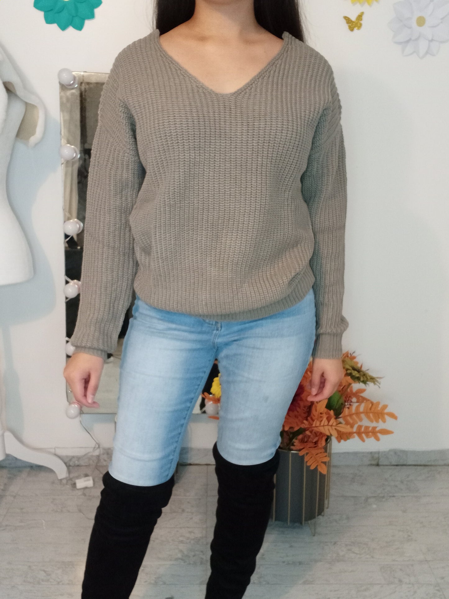 Carla sweater (Truffle)