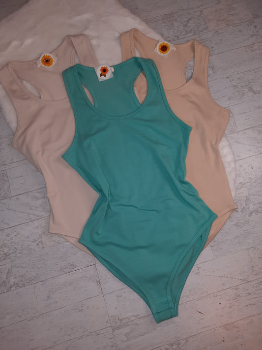 Clarisa Bodysuit (Ash Mint)